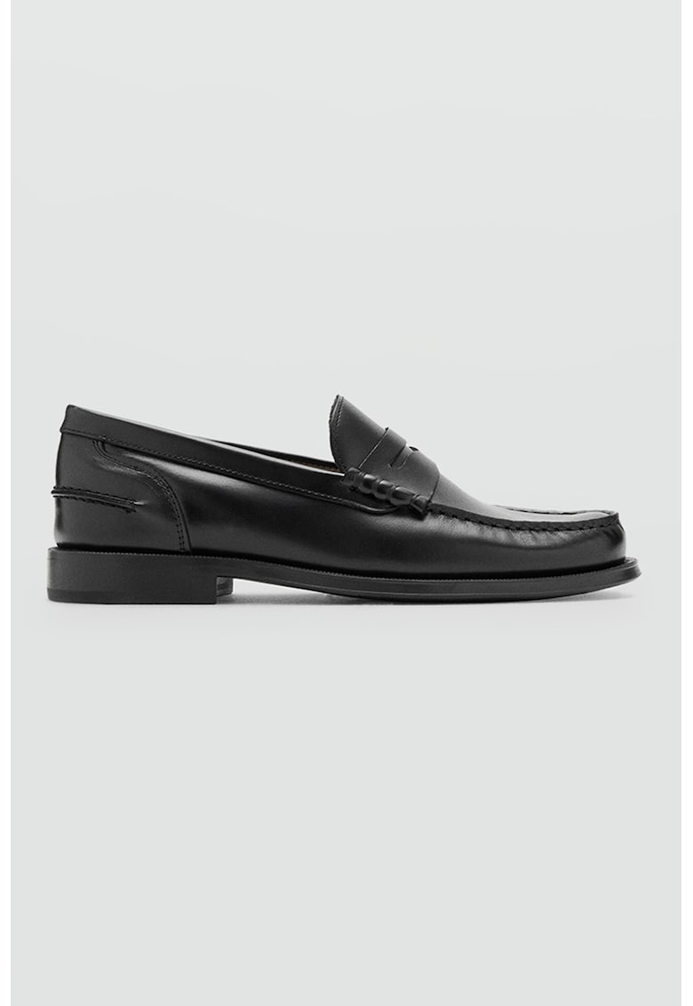 Pantofi loafer de piele - Negru