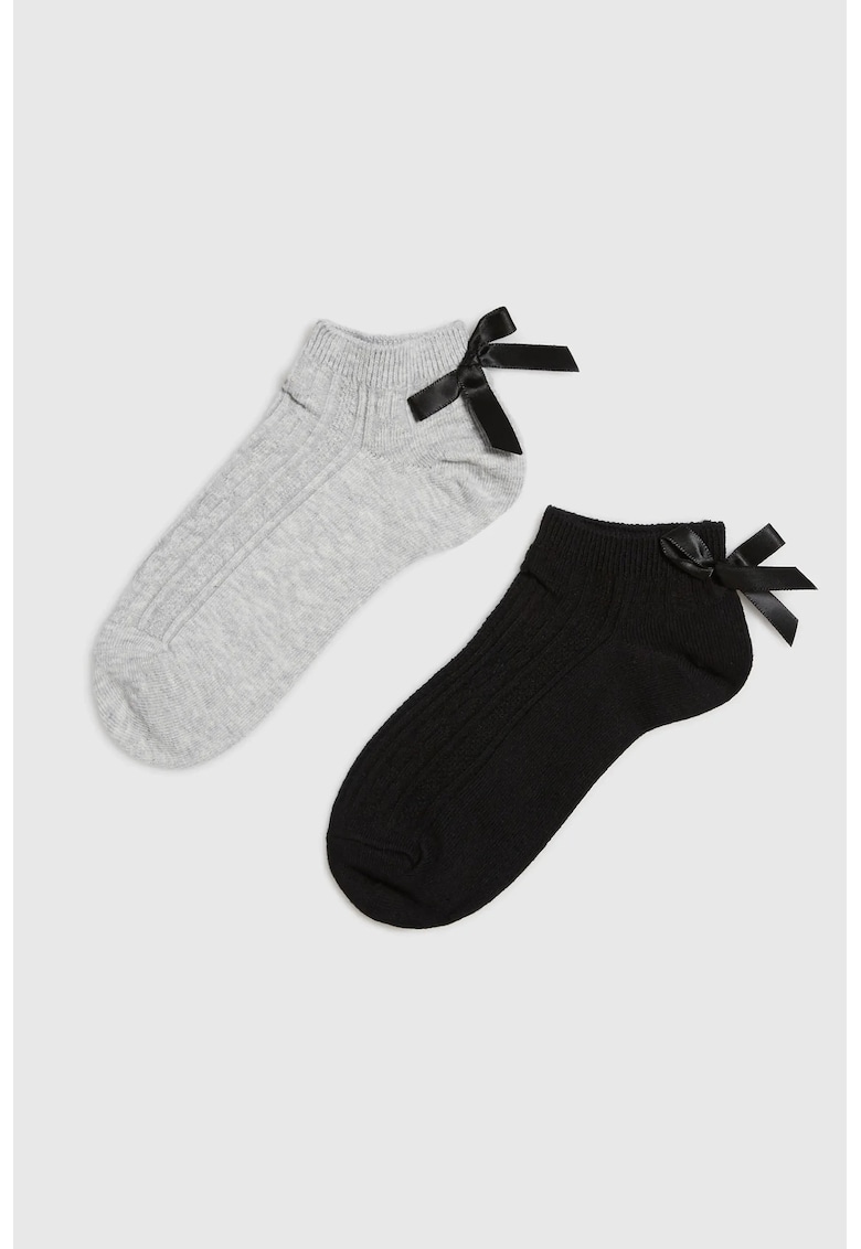 Sosete - negru - 37-40 - bumbac - impletit - stoper
