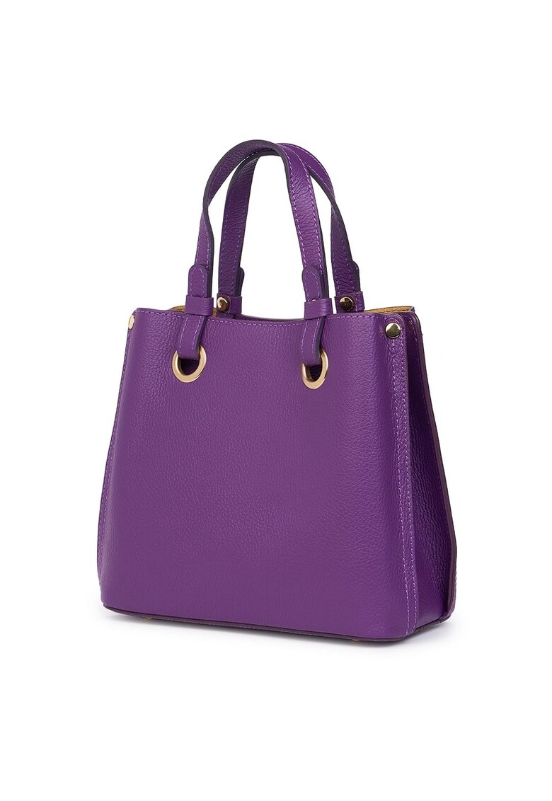 Geanta dama din piele naturala Ilona mov