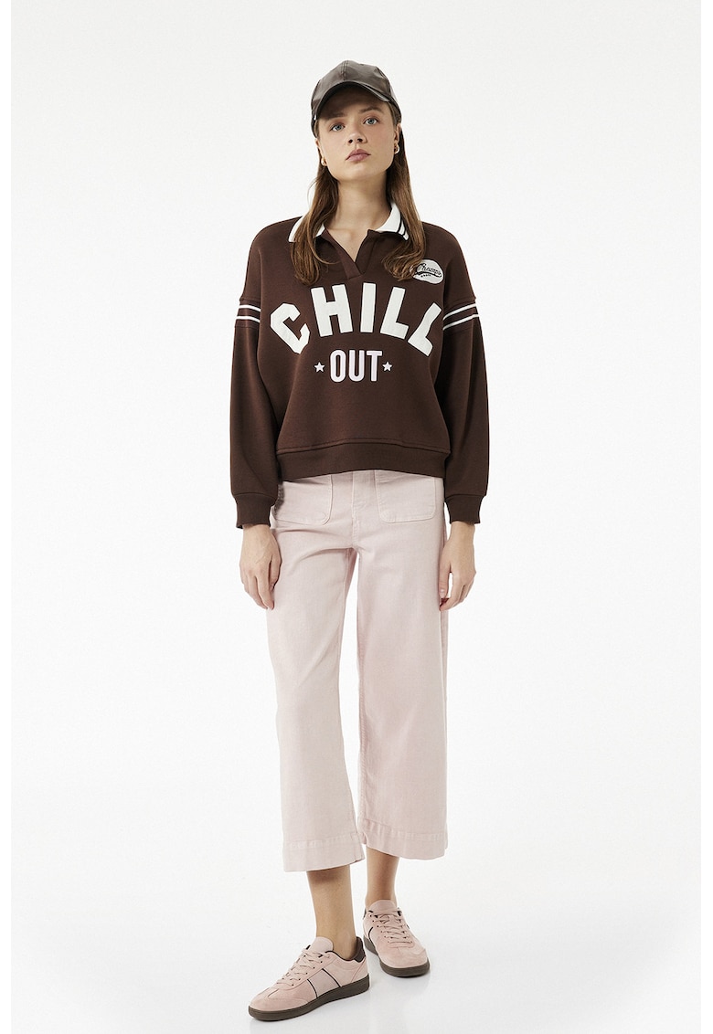 Pantaloni crop drepti - Piersica