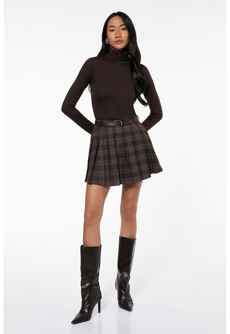Bluza uni slim - Maro inchis