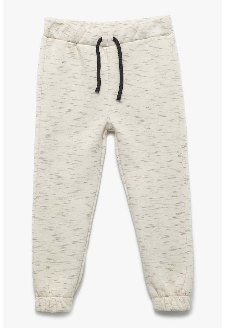 Pantaloni de trening cu talie ajustabila - Bej deschis