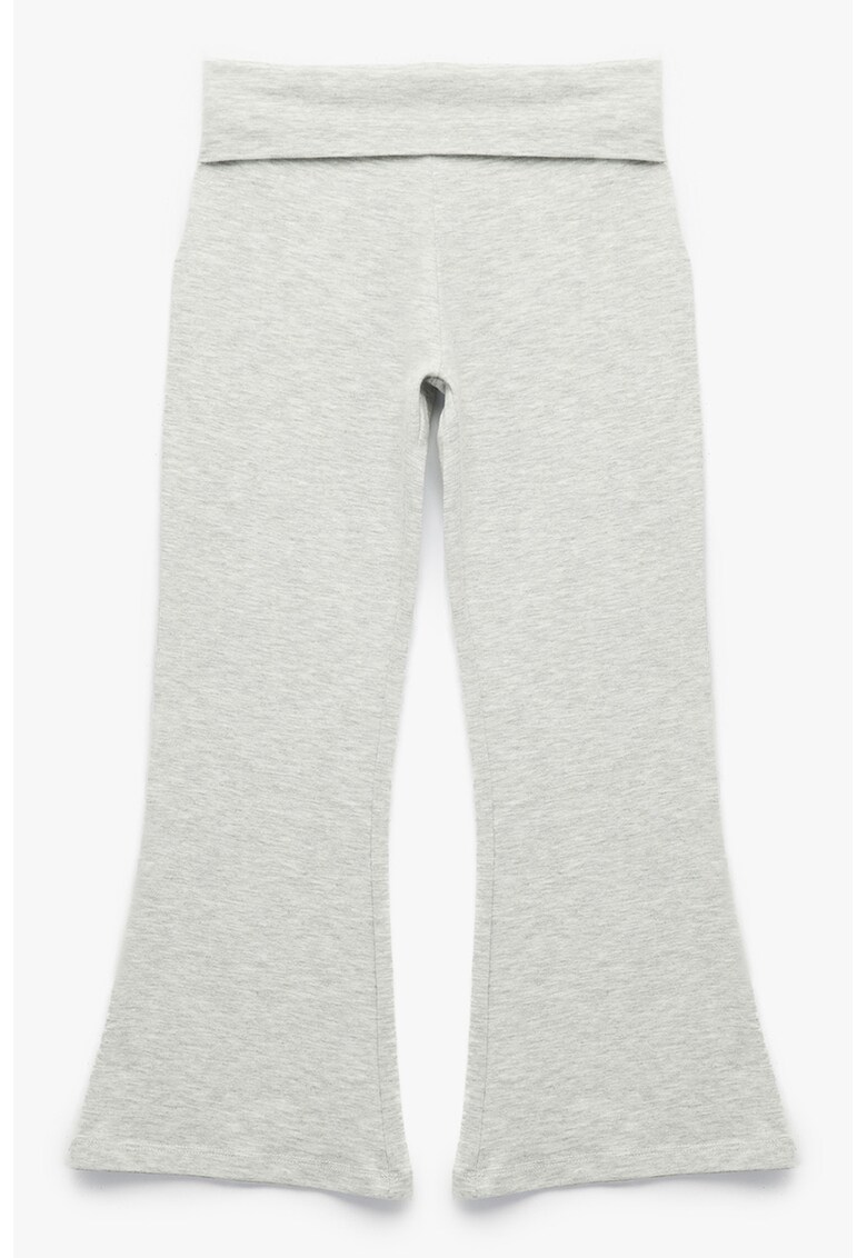 Colanti evazati cu talie inalta - Gri deschis