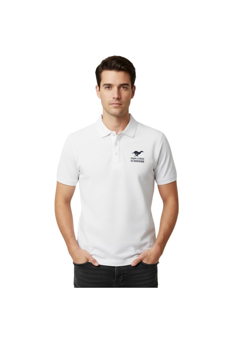 Tricou polo cu logo brodat Nalo -