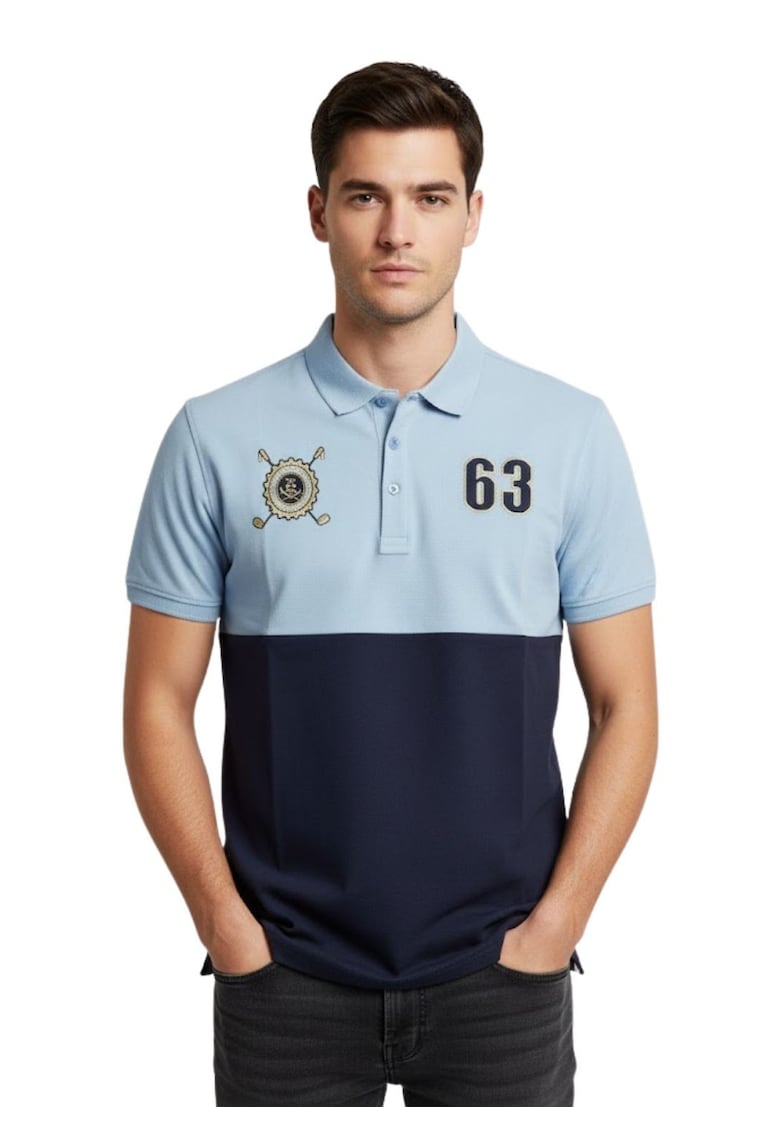 Tricou polo cu imprimeu