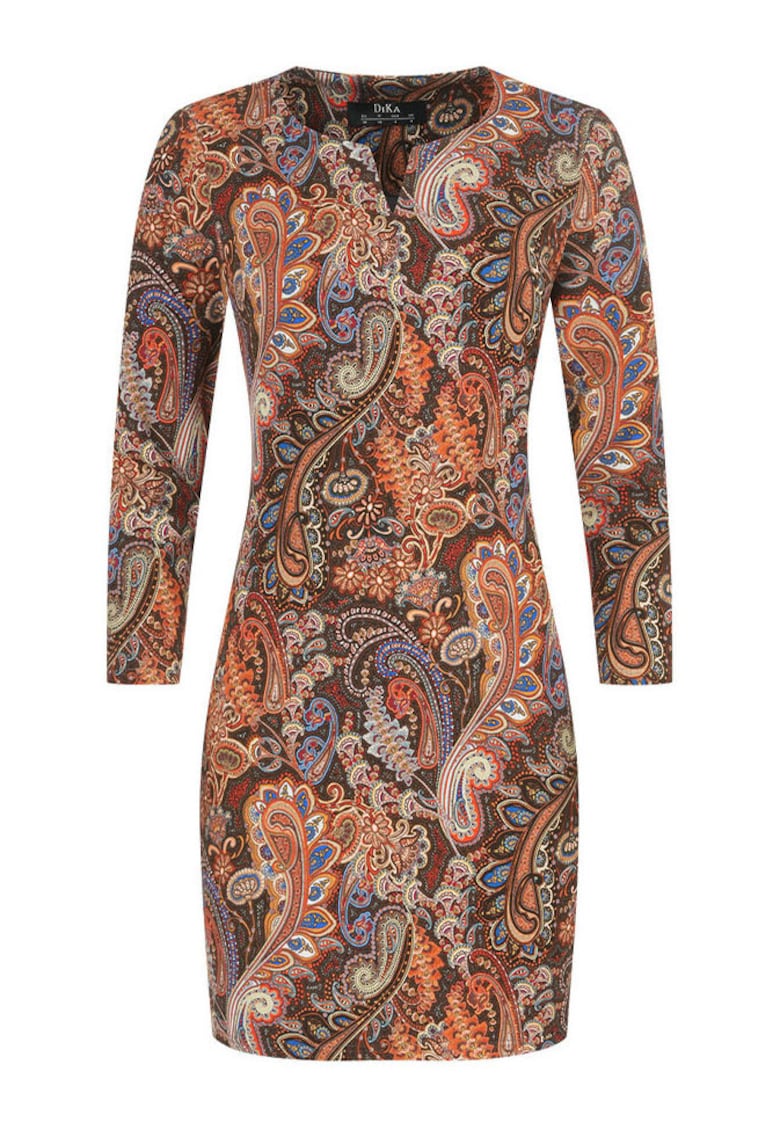 Rochie cu motive florale