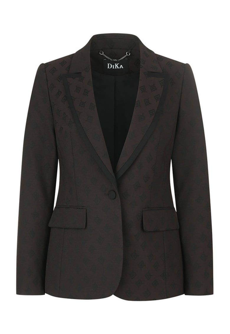 Blazer cu imprimeu logo