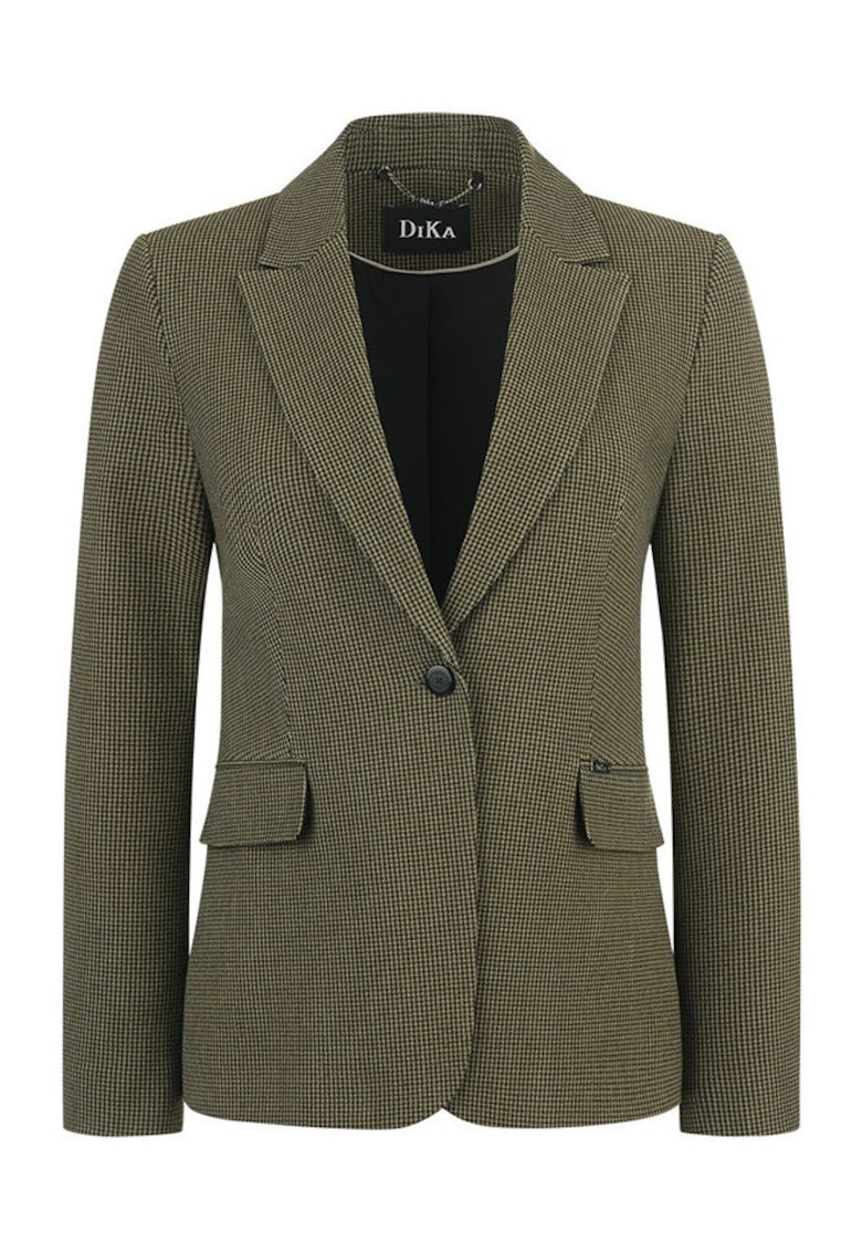 Blazer cu imprimeu houndstooth - XL