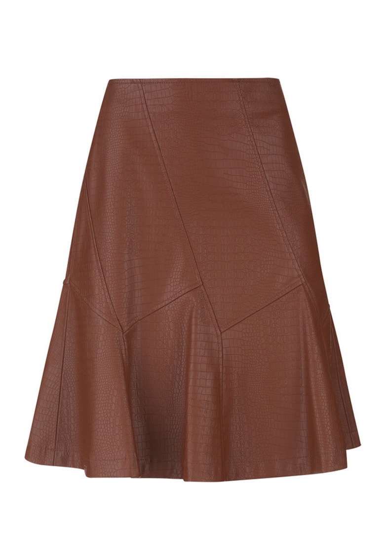 Fusta evazata din piele ecologica