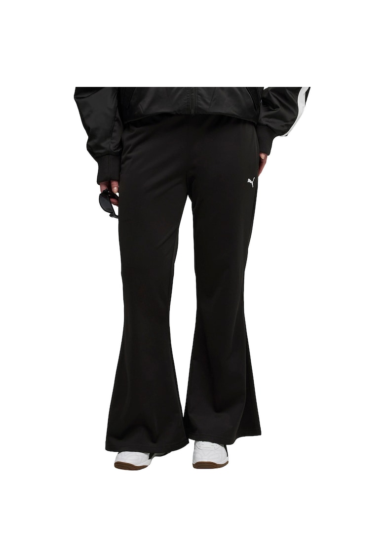 Pantaloni femei Wardrobe Ess Flared Pants - Negru