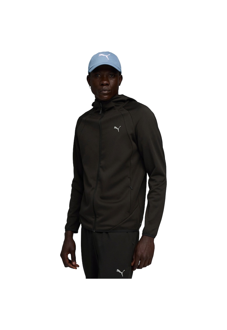 Jacheta barbati Evostripe Warm Fz Hoodie - Negru