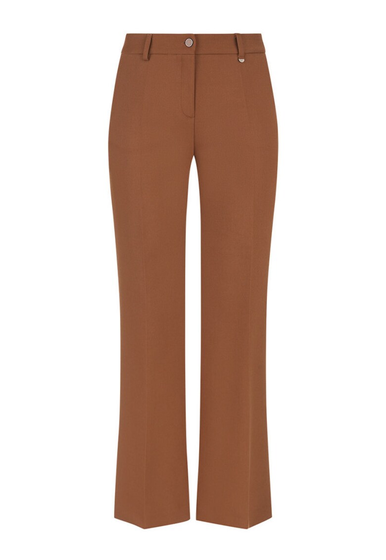 Pantaloni uni cu croiala dreapta