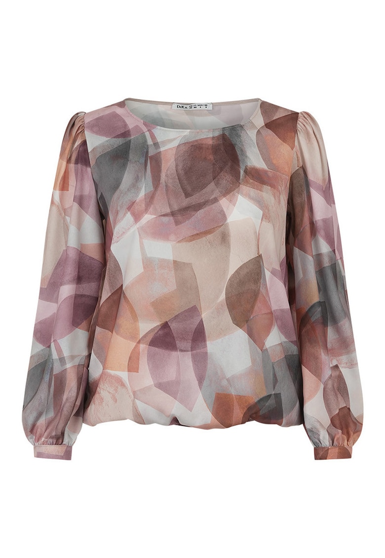 Bluza lejera cu imprimeu abstract