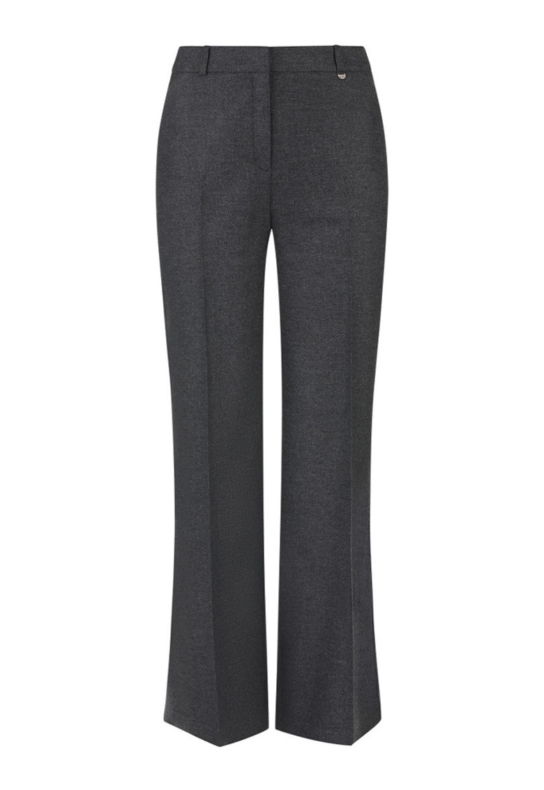 Pantaloni bootcut cu dunga