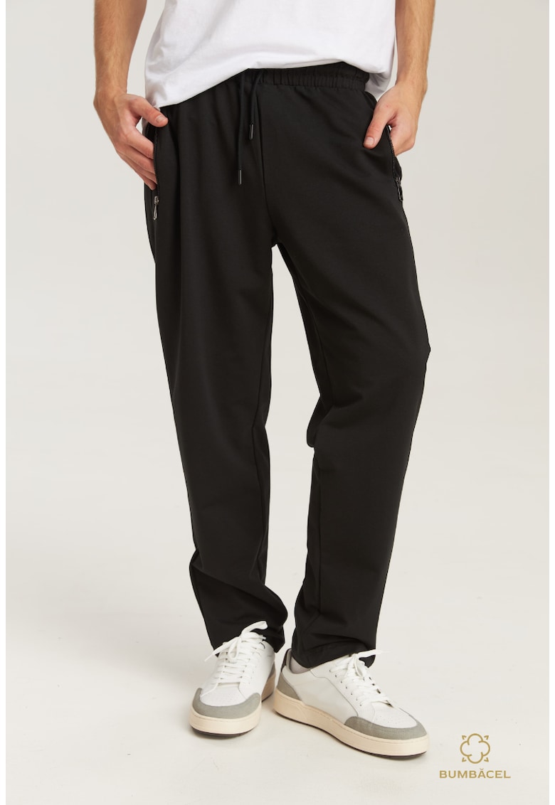 Pantaloni din bumbac - cu buzunare - pentru barbati