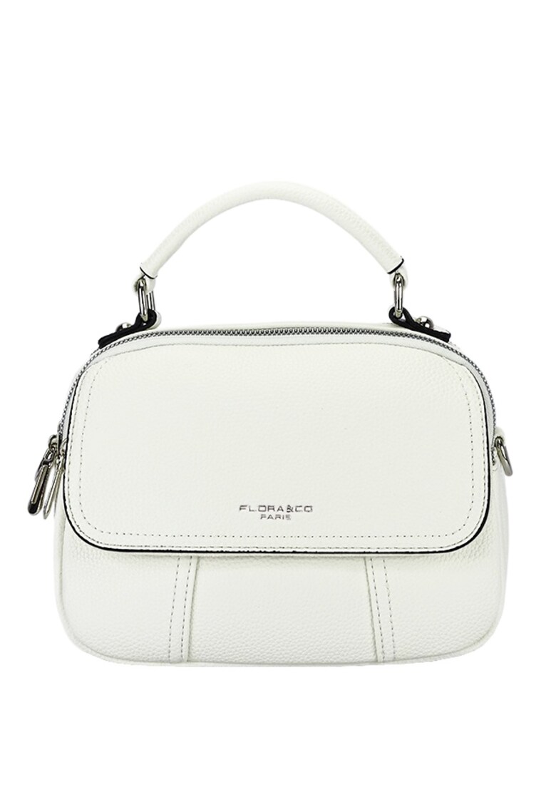 Geanta dama cu maner Flora&Co B-F8511 M7 - Alb - 18x22x9