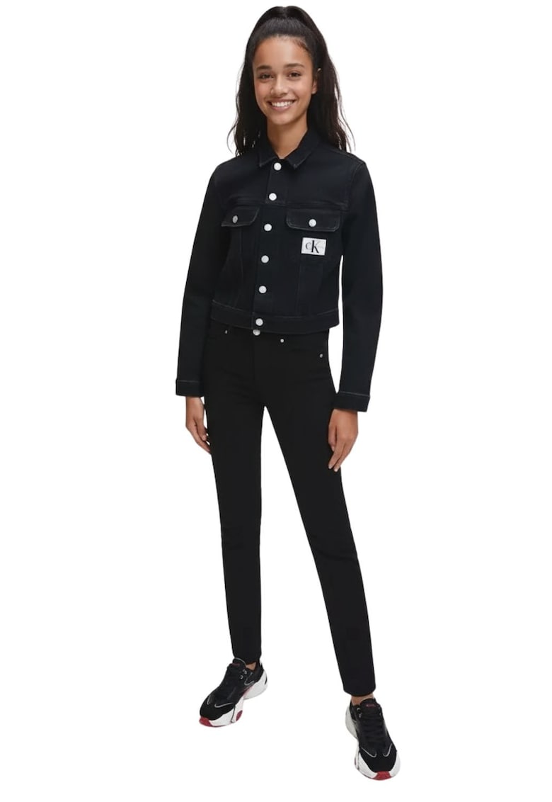 Calvin Klein Blugi uni skinny fit cu talie medie -