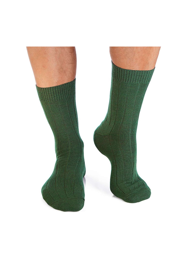 Sosete din Lana - Verde inchis - Verde inchis