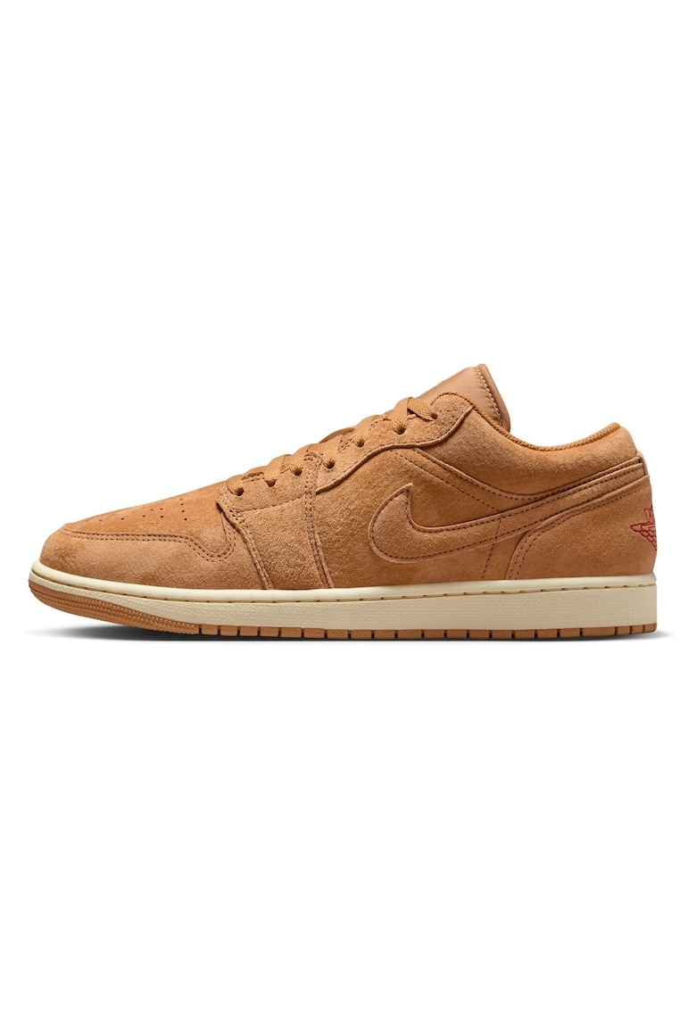 Pantofi sport Air Jordan 1 Low - alb - piele - Maro