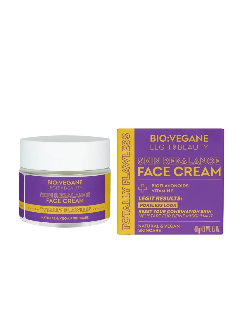 Crema de fata reechilibranta - Totally Flawless - Bio:Vegane Legit Beauty - 50 ml