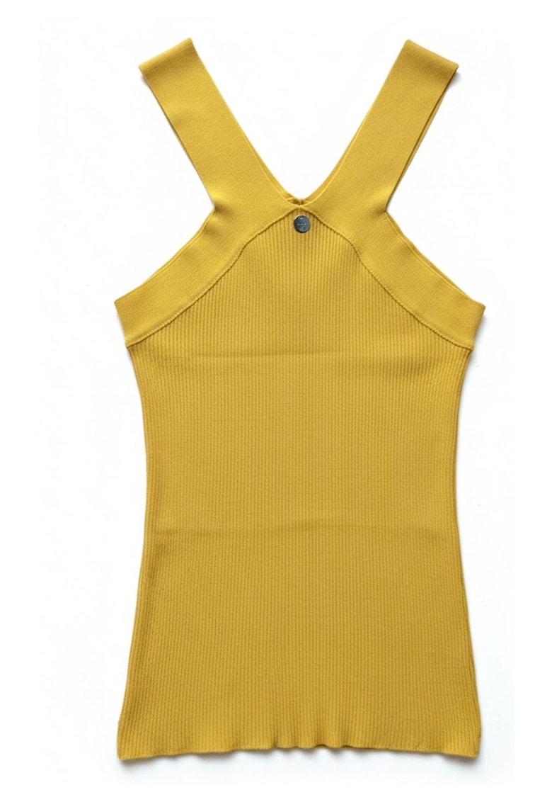 Top striat cu decolteu în V -