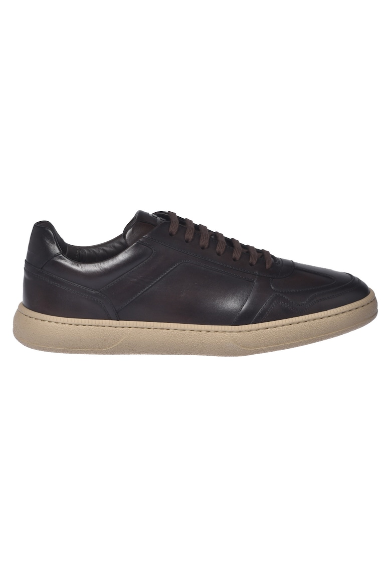 Baldinini Pantofi sport low-cut din piele - Maro