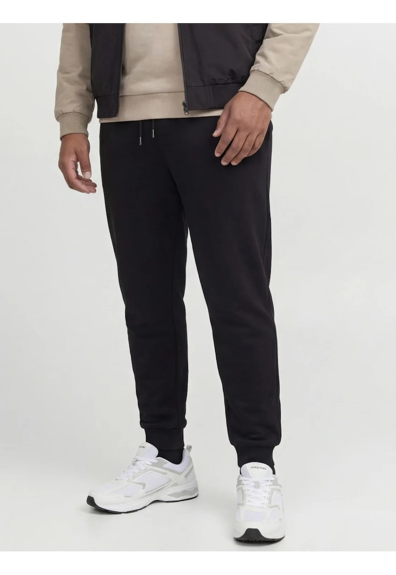 Plus Pantaloni de trening JPSTGORDON JJBRADLEY - barbati - Regular fit - Negru