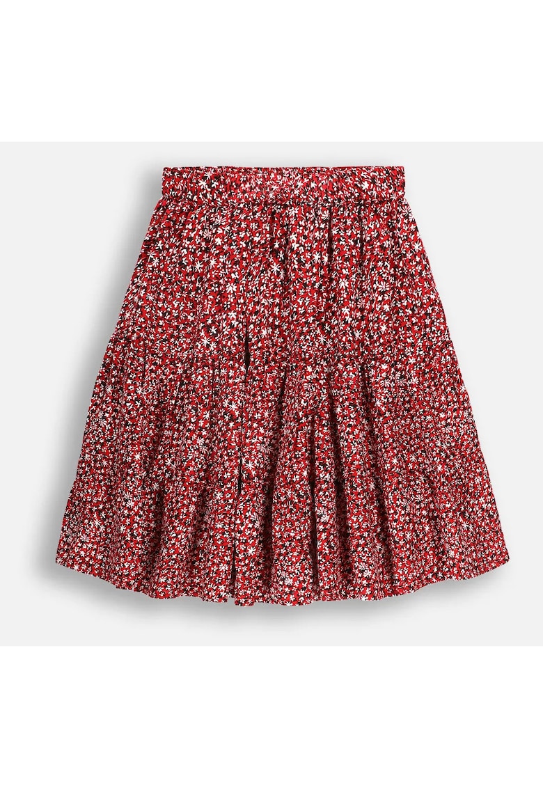 Fusta midi cu imprimeu floral