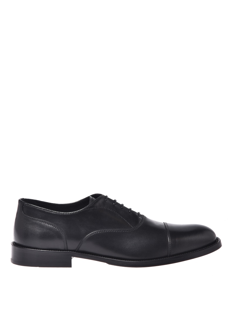 Pantofi loafer cu sireturi - Negru