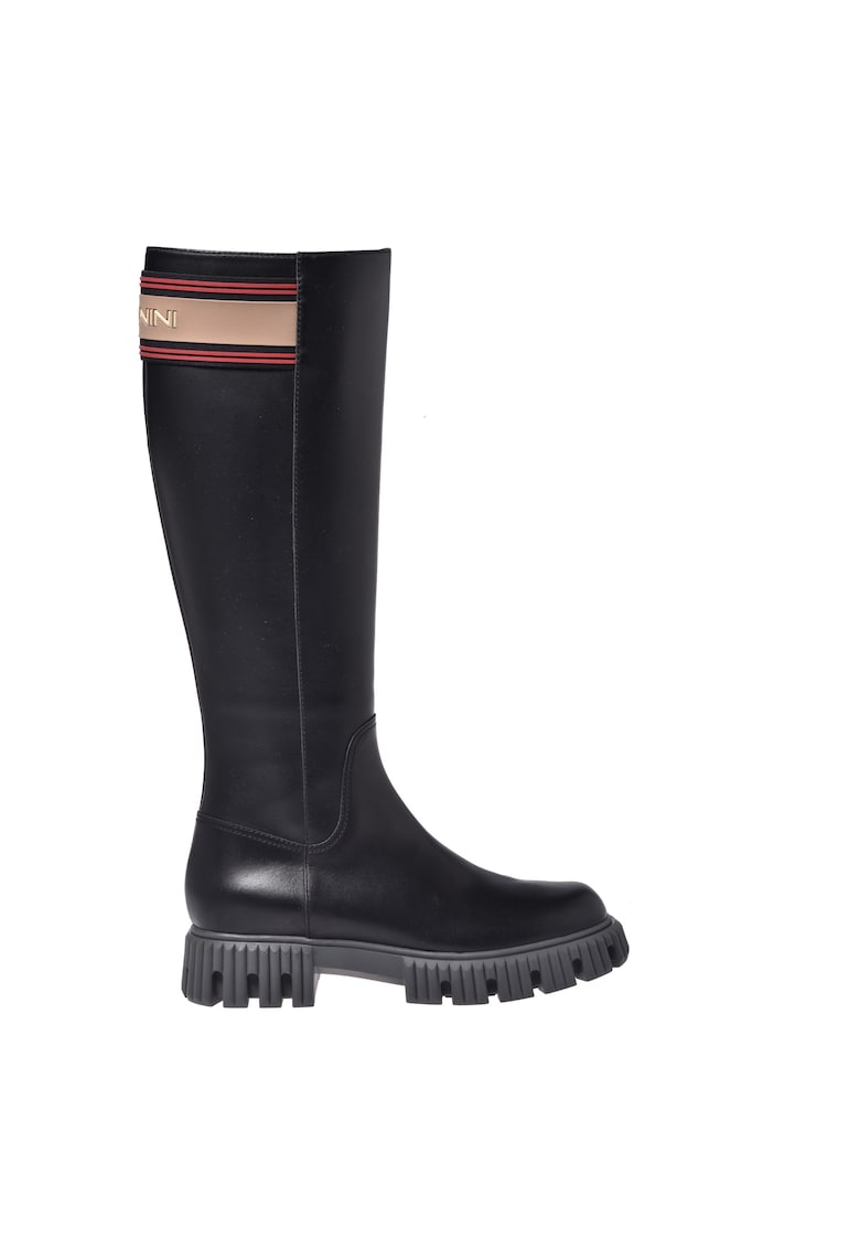 Cizme inalte pana la genunchi din piele