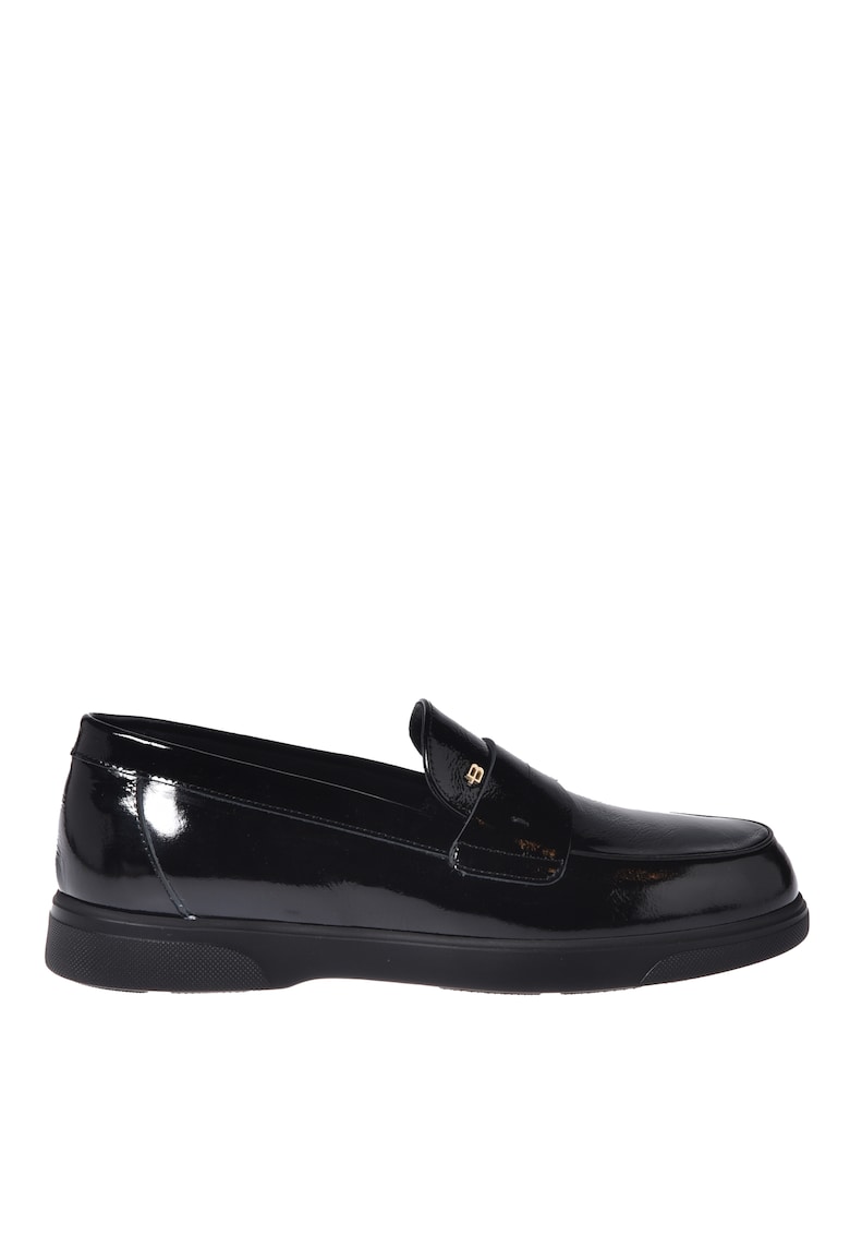 Pantofi loafer din piele cu model uni