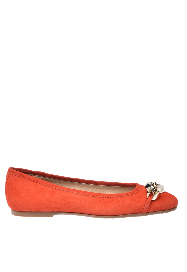 Balerini uni din piele intoarsa cu detalii din lant