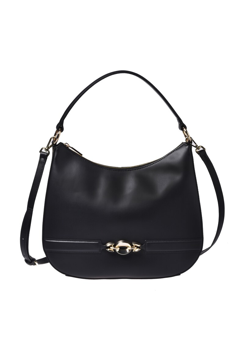 Geanta din piele cu bareta de umar detasabila