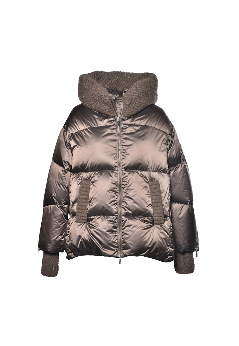 Geaca cu gluga si umplutura de puf