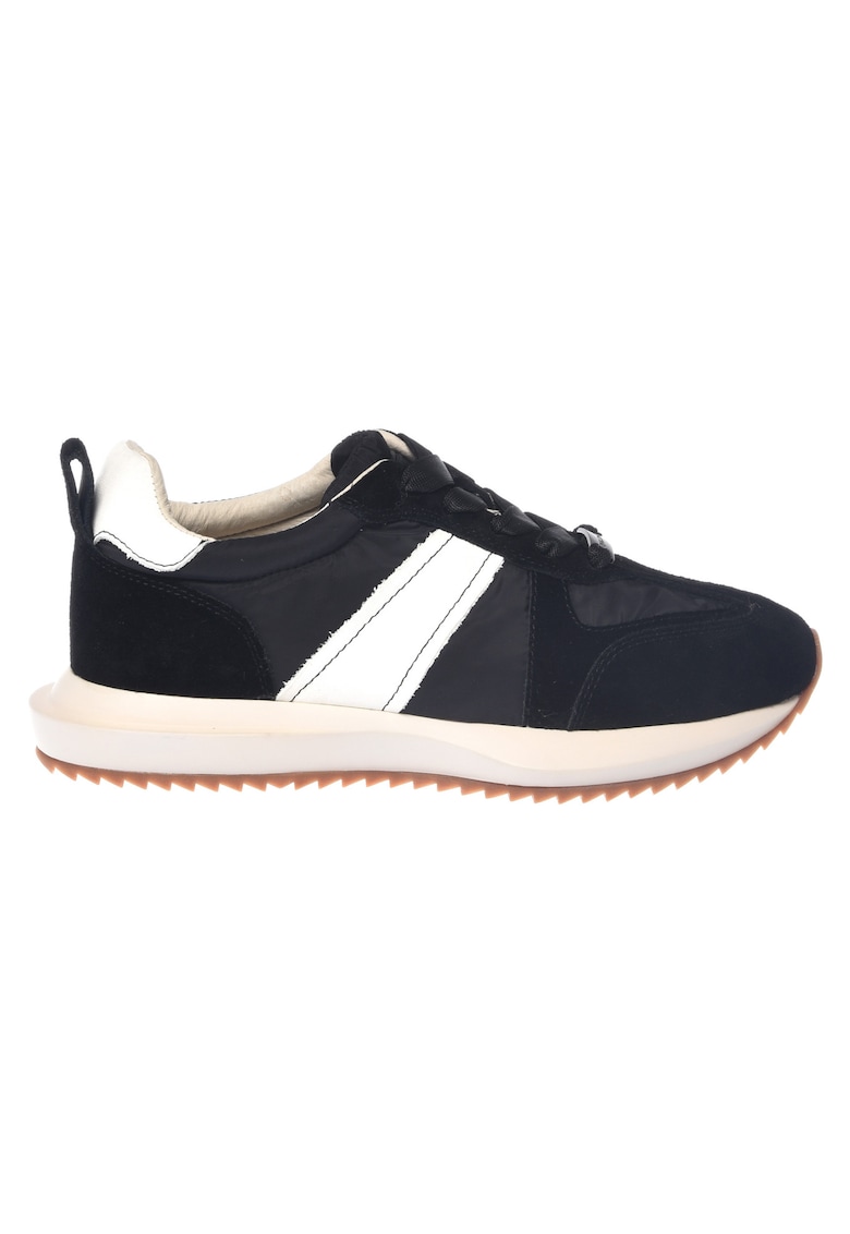 Baldinini Pantofi sport cu segmente din piele intoarsa - Negru