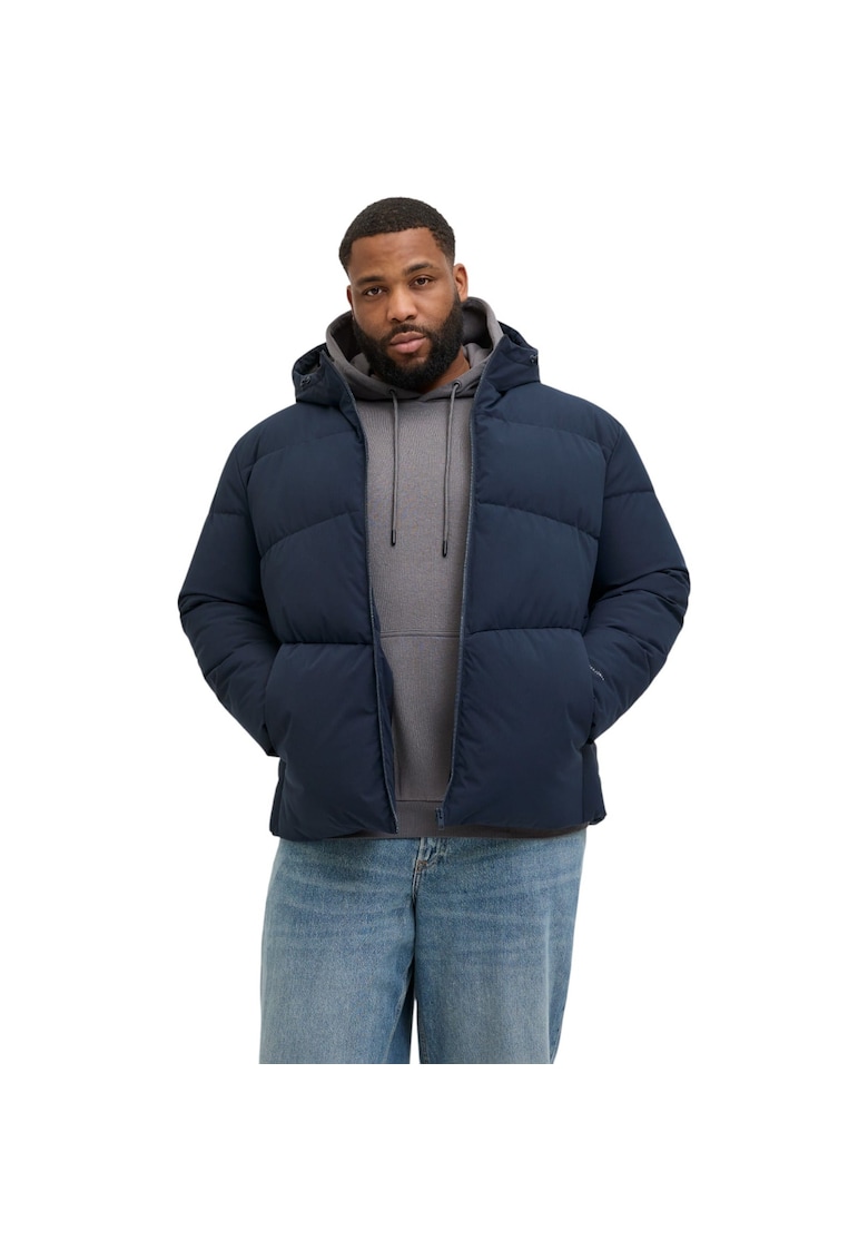 Geaca JACK &JONES Global Puffer PLS 50111 - Albastru inchis