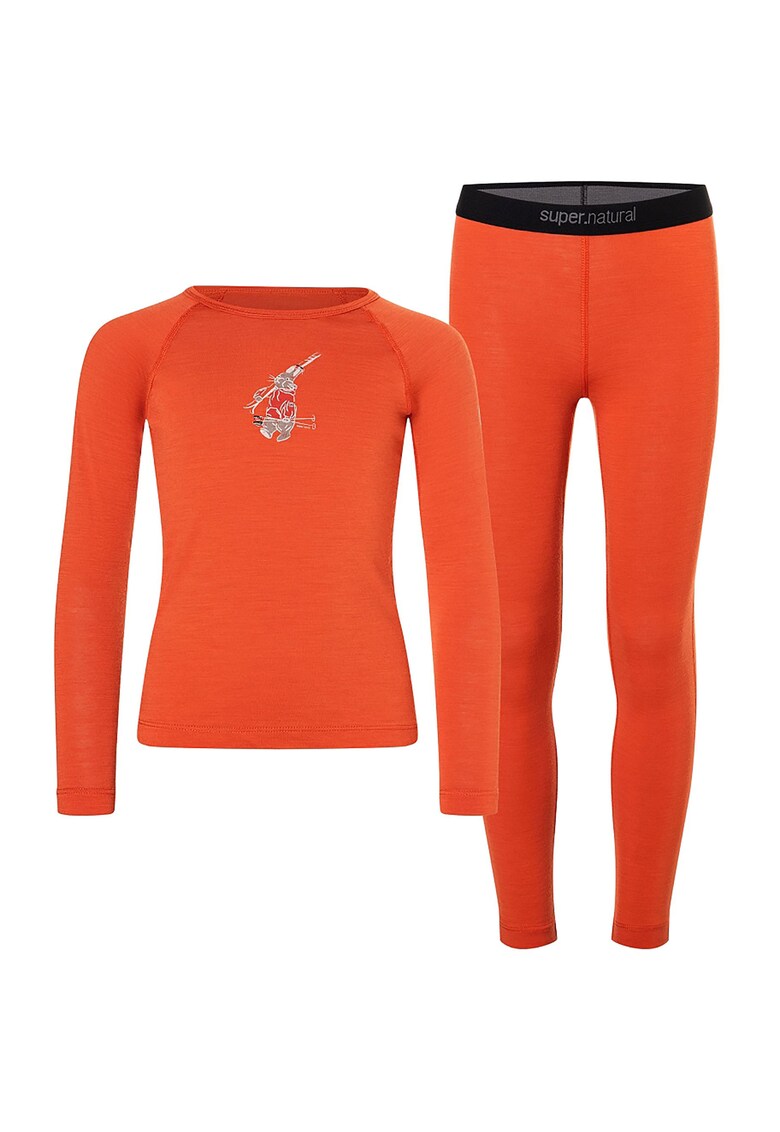 Set bluza si pantaloni TUNDRA175 SKI BUNNY - portocaliu - marima