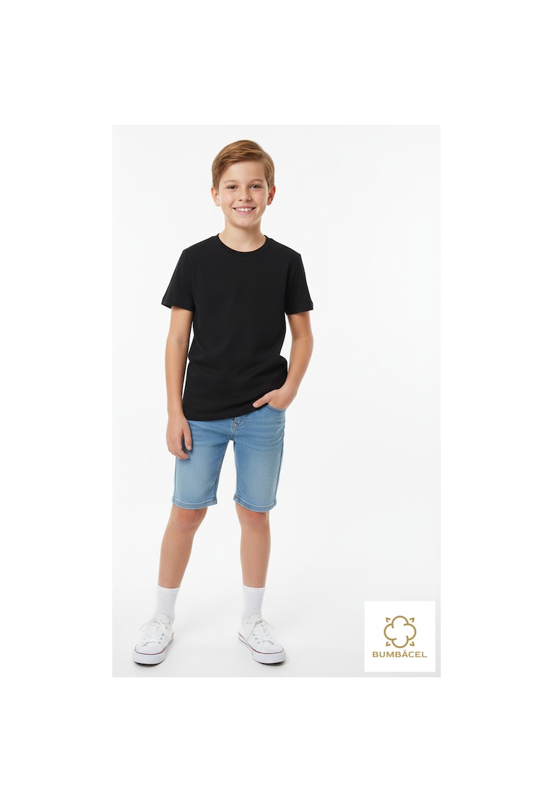 Tricou uniton din bumbac pentru baieti uniton - Negru