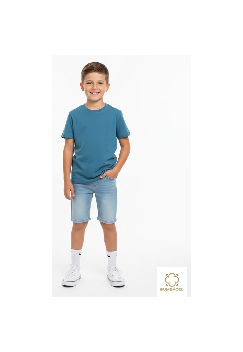 Tricou uniton din bumbac pentru baieti uniton - Albastru