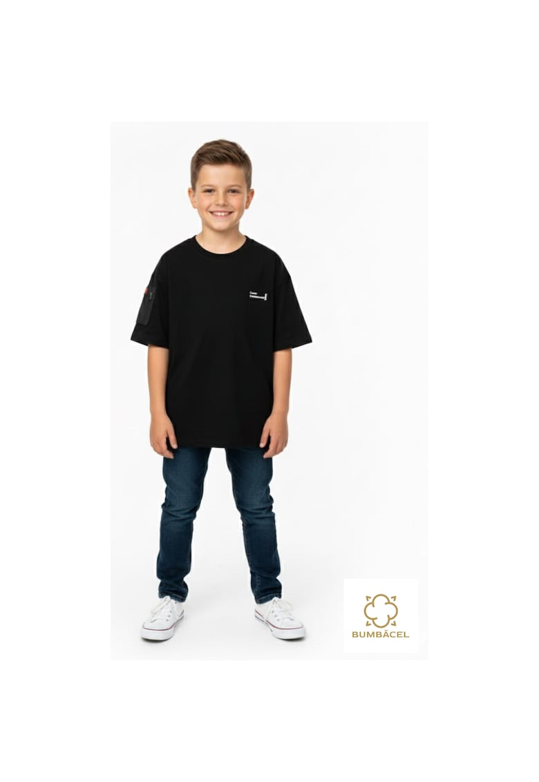 Tricou din bumbac - cu imprimeu - pentru baieti