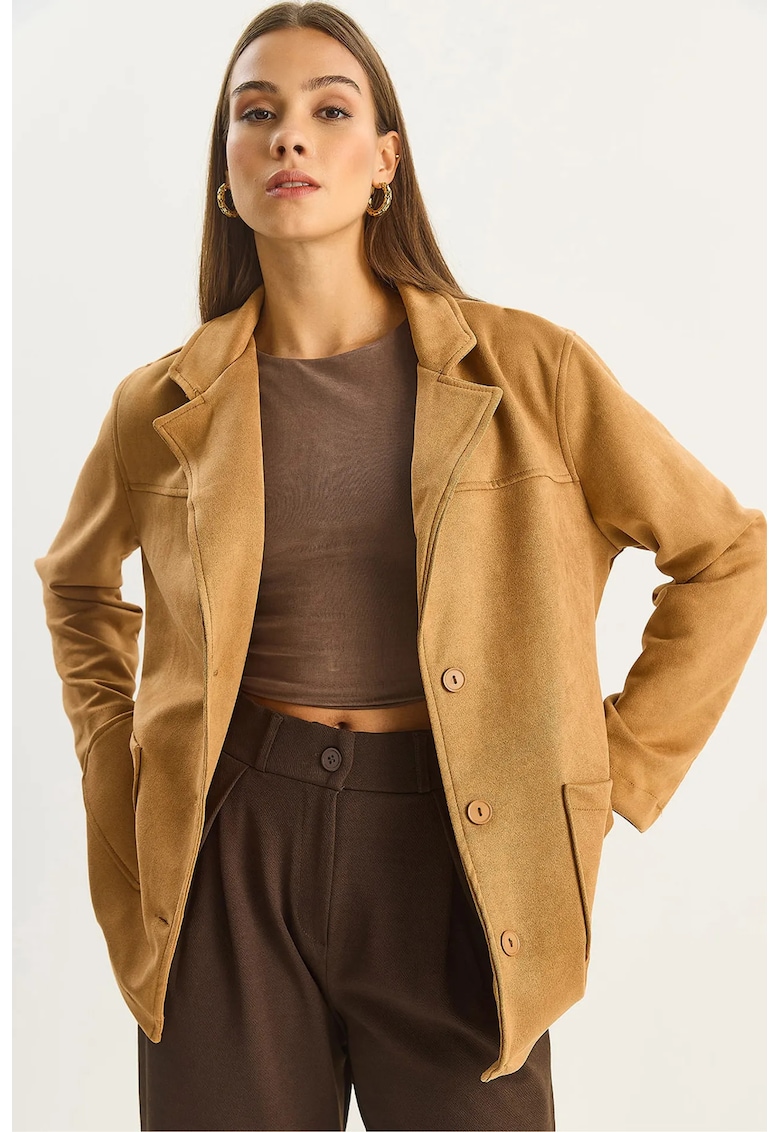 dama - jacheta maro - Maro deschis