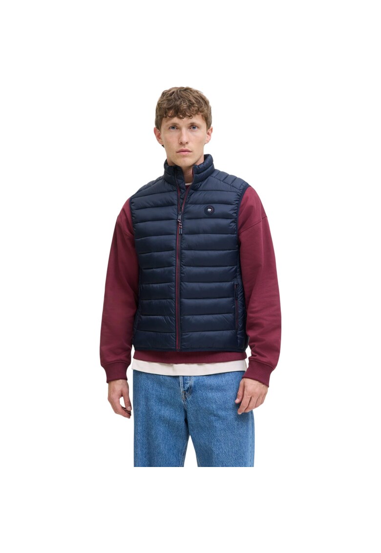 Vesta JACK &JONES Bradley Light Bodywarmer Collar 50163 - Albastru inchis