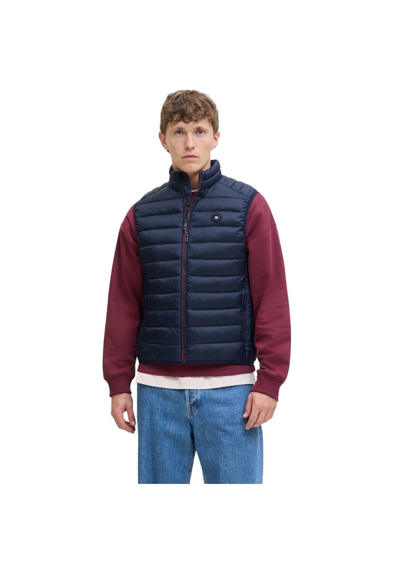 Vesta JACK &JONES Bradley Light Bodywarmer Collar 50163 - Albastru inchis