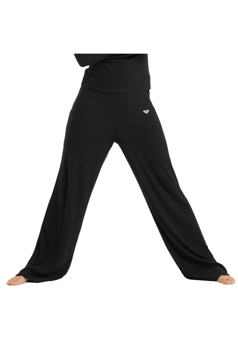 Colanti pentru femei - Rise & Vibe New Rib Wide 103673 - Negru