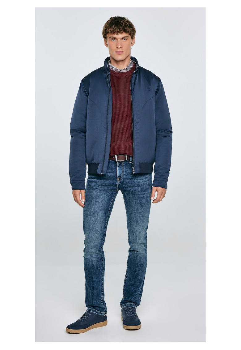 Jacheta bomber cu buzunare laterale