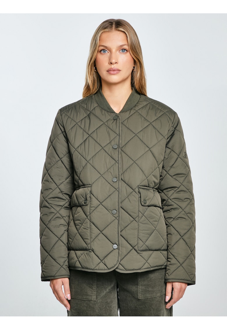 Jacheta bomber matlasata cu doua buzunare cu clape Arona -