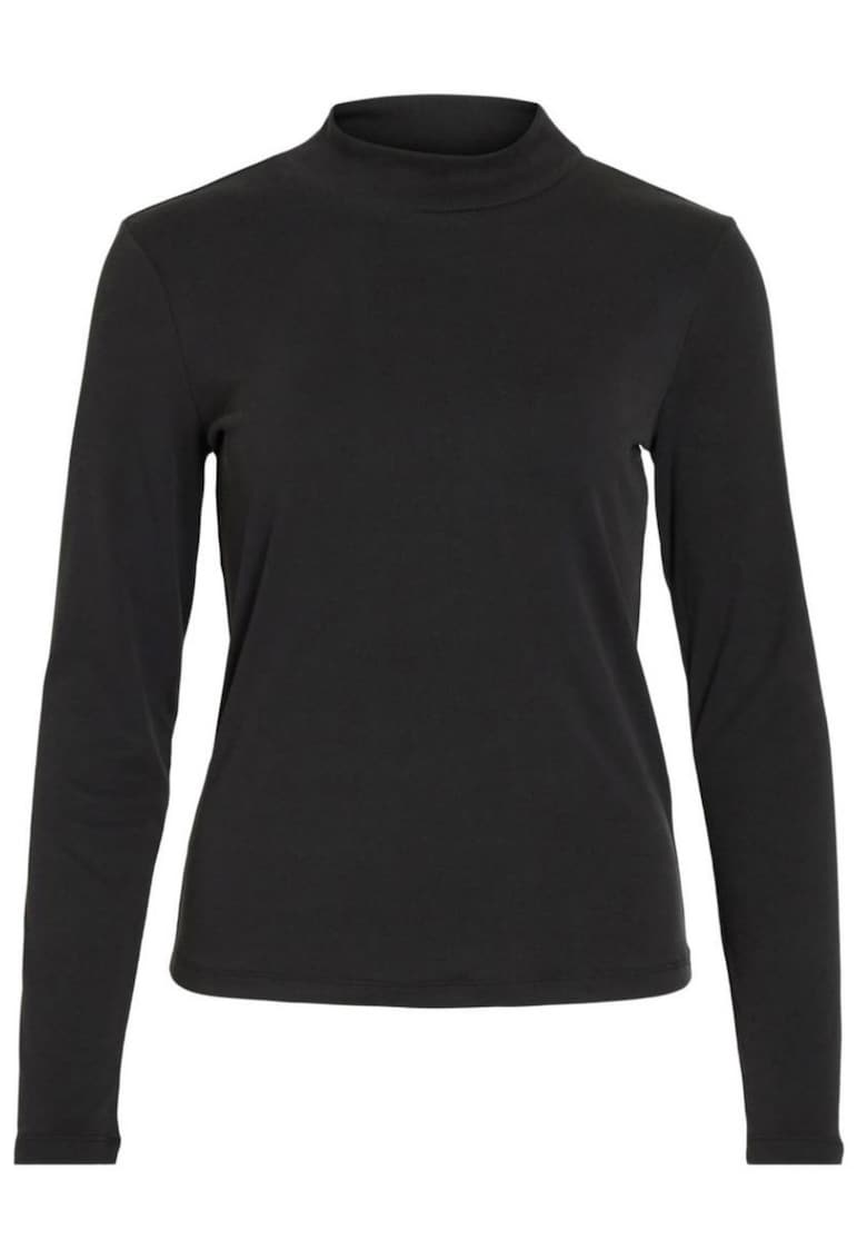 Bluza Dama - Negru - Guler ridicat 2309 - Negru