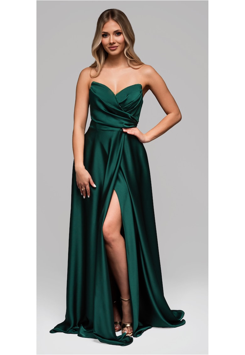Rochie de seara maxi LA-OM-DLR267 - Verde