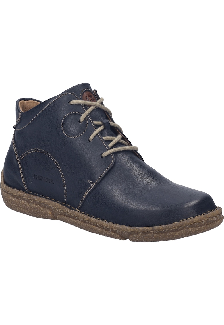 Botine și cizme femei - Neele 46 - piele naturală - albastru - Albastru