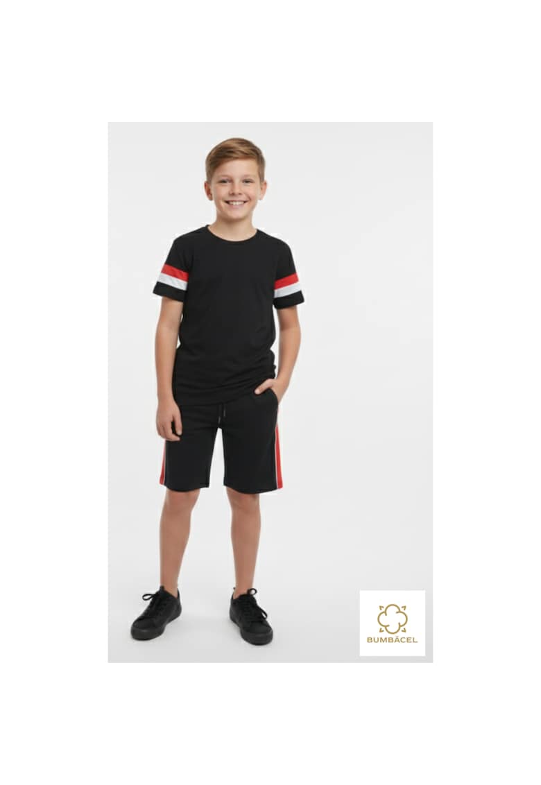 Set tricou si pantaloni scurti pentru baieti - din bumbac